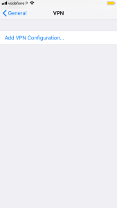 Add VPN Configuration