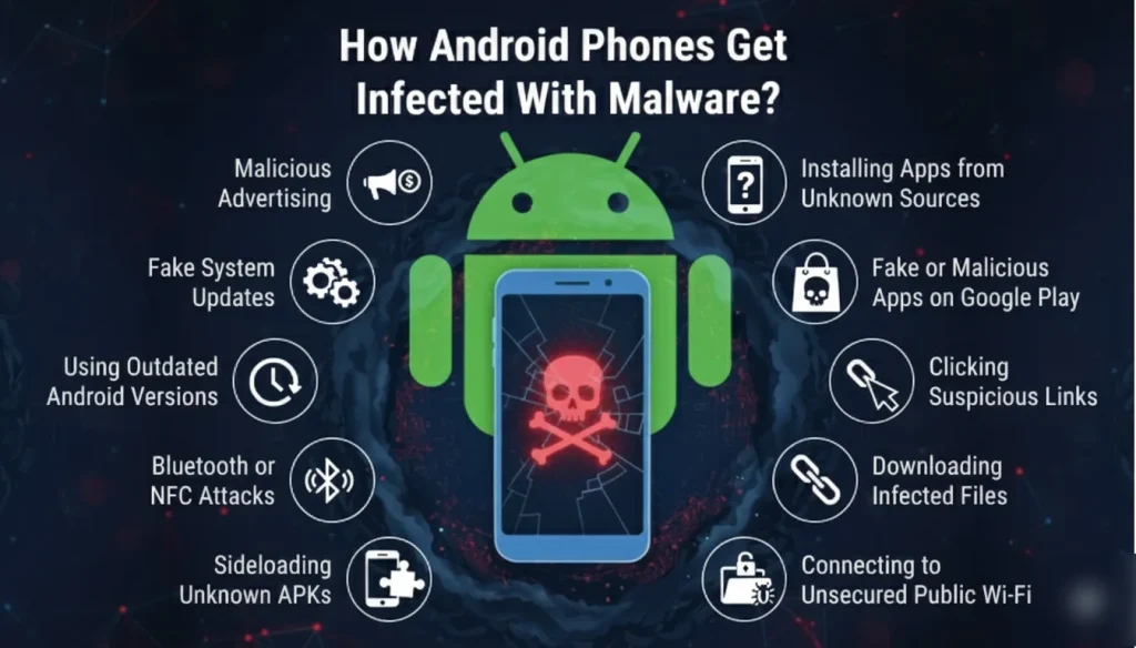 How Android Phones Get Infected With Malware?