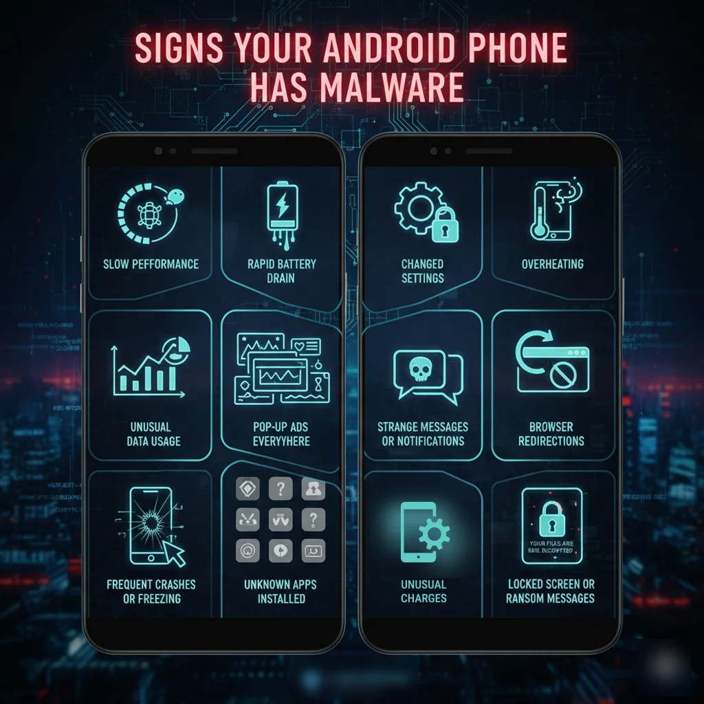 Signs Your Android Phone Has Malware