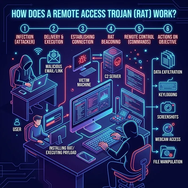 How Does a Remote Access Trojan Work?