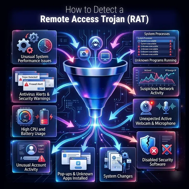 How to Detect a Remote Access Trojan (RAT)?
