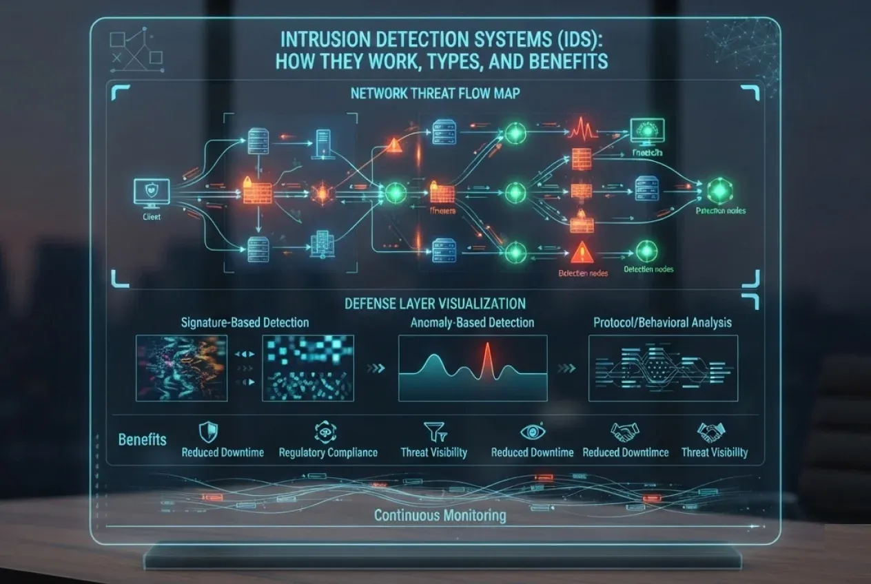 Intrusion Detection Systems (IDS): How They Work, Types, and Benefits?